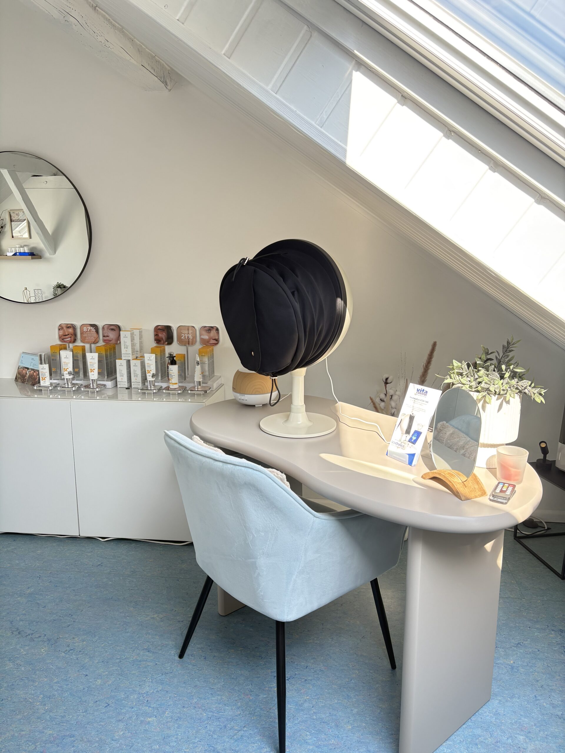 Vorher-Nachher Gesichtsbehandlung Rosa Maria Cosmetics